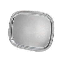 Elegant Reflections™ Oblong Stainless Steel Serving Tray, 23-1/2 x 18-1/2 Inch, Mirror Finish, NSF