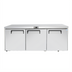 Thumbnail image #1 for Atosa Three-Section Undercounter Reach-In Refrigerator with Solid Doors