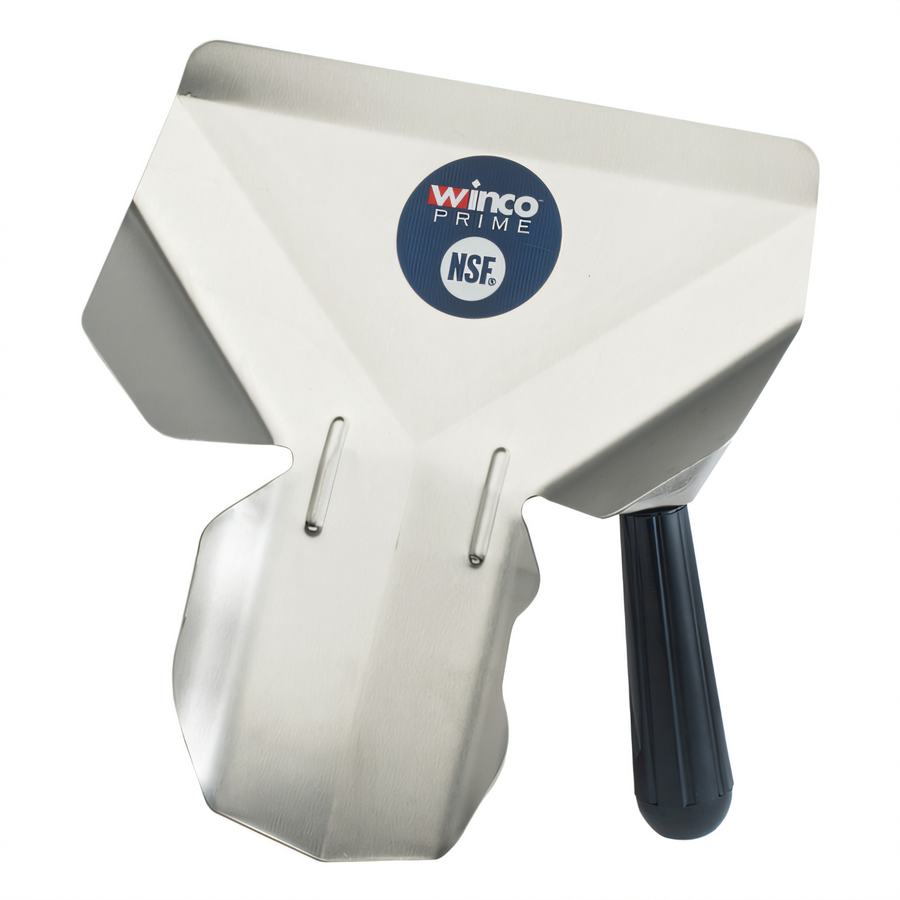 Product image #1 for Winco Prime Right-Handle French Fry Scoop with 304 Stainless Steel Body and Black Bakelite Handle