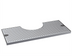 Thumbnail image #1 for Krowne 21-Inch x 10-Inch Brushed Stainless Steel Drip Tray with Notch for Beverage Tower