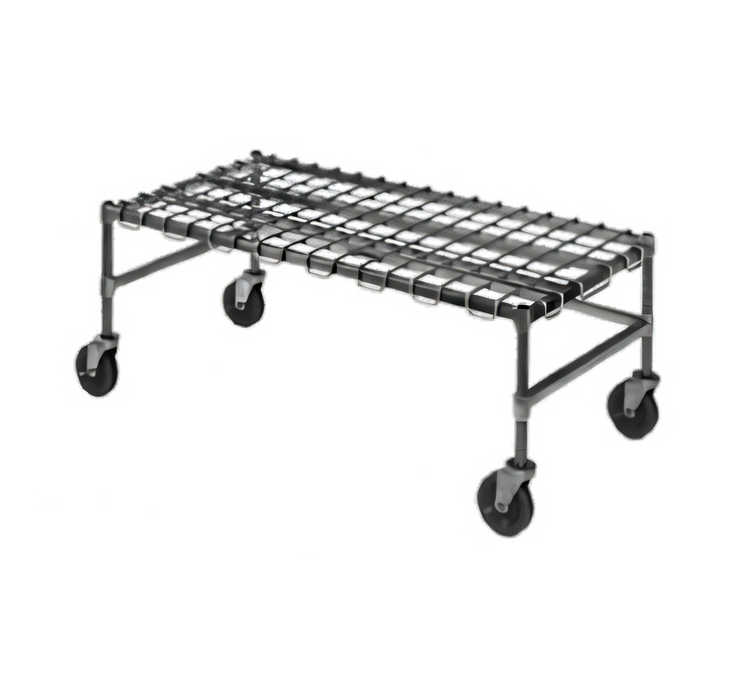 Product image #1 for Mobile Chrome Wire Dunnage Rack, 36 x 24 x 14 Inches, 800 lb Capacity
