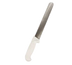 Thumbnail image #1 for Crestware 10-Inch Plain Slicer Knife with White Polypropylene Handle