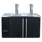 Thumbnail image #1 for Micro Matic USA Pro-Line MDD58W-E-A Dual-Temperature Wine Cooler Dispenser, 8 1/6-Barrel Capacity, Four Faucets, Self-Contained Refrigeration
