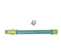 Dormont Safety System Combi-Oven Connector Gas Hose, 60 Inch, 3/8 Inch ID, Stainless Steel Braid