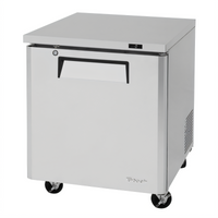 Turbo Air M3 Series 27-1/2-Inch Wide One-Section Undercounter Freezer, 6.8 Cu. Ft., Rear-Mount Self-Contained, Stainless Steel