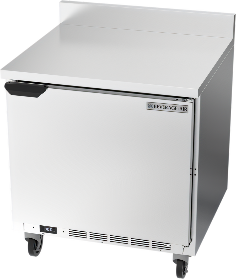 Product image #1 for Beverage-Air 32-Inch One-Section Worktop Freezer with Solid Door, 7.2 Cu. Ft.