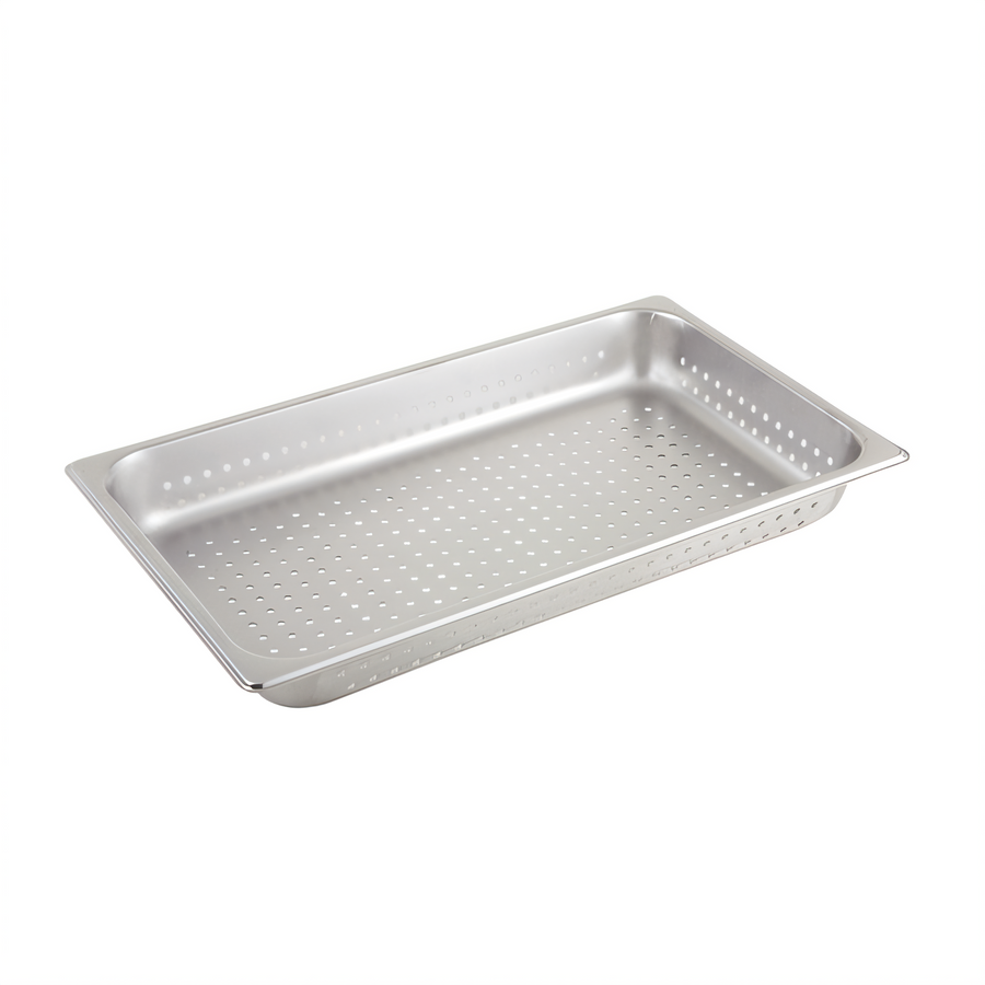 Product image #1 for Winco Full-Size Perforated Steam Table Pan, 2-1/2-Inch Deep, 22-Gauge 18/8 Stainless Steel