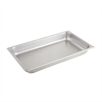Winco Full-Size Perforated Steam Table Pan, 2-1/2-Inch Deep, 22-Gauge 18/8 Stainless Steel
