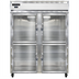 Thumbnail image #1 for Continental Refrigerator 2FENGDHD Extra-Wide Two-Section Reach-in Glass Door Display Freezer