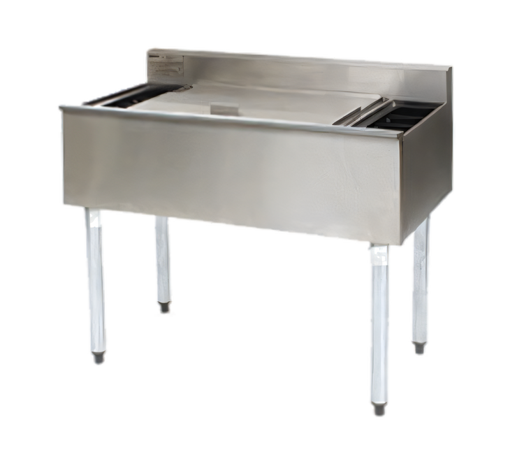 Product image #1 for Eagle Group 1800 Series Modular Underbar Cocktail Unit with 7-Circuit Cold Plate and 8-Bottle Well Ice Bin