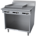 Thumbnail image #1 for Garland Cuisine Series 36-Inch Heavy Duty Gas Combination Top Range with 24-Inch Left Griddle, 12-Inch Hot Top, and Open Storage Base
