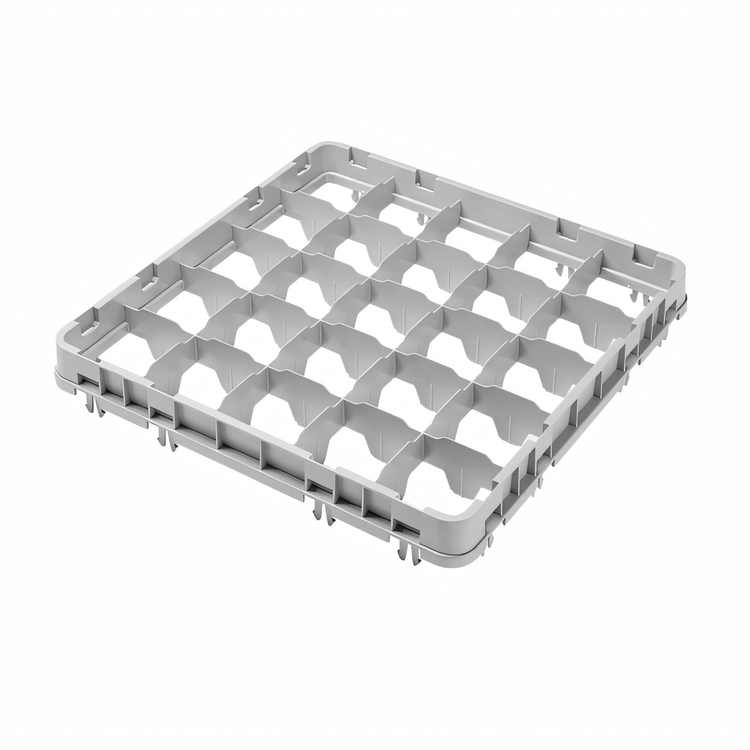 Product image #2 for Cambro Camrack Full Size Half Drop Stemware Extender, 25 Compartments