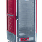 Thumbnail image #1 for Metro C5 Insulation Armour C537-HFC-L Mobile 3/4-Height Insulated Heated Holding Cabinet with Clear Door, 27-Pan Capacity