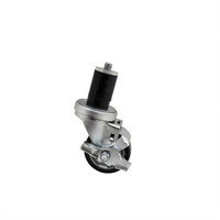 BK Resources 3SBR-RA-PLY-TLB Shelf Casters & Leveling Feet