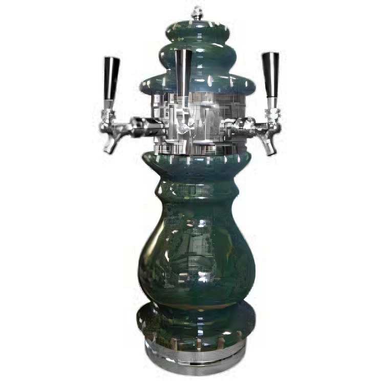 Product image #1 for Braumeister Countertop Air-Cooled 3-Faucet Draft Beer Tower