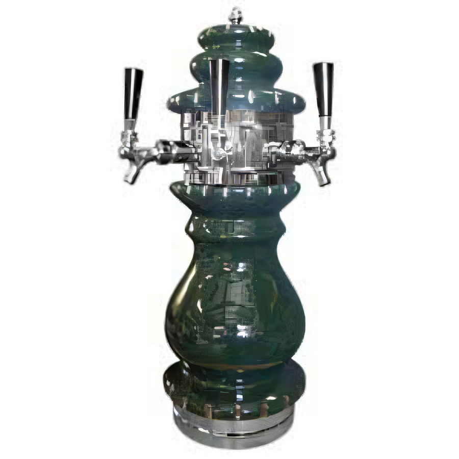 Product image #1 for Braumeister Countertop Air-Cooled 3-Faucet Draft Beer Tower