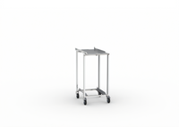 RATIONAL Transport Trolley for Mobile Oven and Plate Racks, Fixed 39-Inch Height, for iCombi 6/10 Half-Size