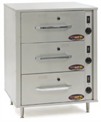 RedHots DWW-3-240-X 3-Drawer Full-Size Freestanding Heated Warming Drawer