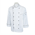 Thumbnail image #1 for Mercer Culinary Renaissance Men's Traditional Neck Chef Jacket with Full Black Piping, X-Small