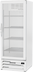 Thumbnail image #1 for Beverage-Air MarketMax 1-Section White Glass Door Merchandiser Refrigerator, 12.06 Cu. Ft., Bottom-Mount