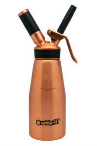 Whip-It! Stellar 1/2 Liter Stainless Steel Whipped Cream Dispenser with Copper Finish