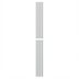 Thumbnail image #1 for Olympic 74-Inch Stationary Split Post for Wire Shelving, Chromate Finish, 4-Pack