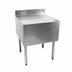 Thumbnail image #1 for CHOICE 18-Inch Stainless Steel Underbar Filler Board with Flat Top and 4-Inch Backsplash