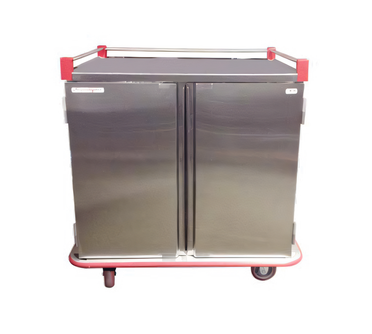 Product image #1 for Carter-Hoffmann Performance Series Enclosed Patient Tray Cart, Two-Door, Stainless Steel, 20-Tray Capacity