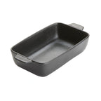 Thumbnail image #1 for American Metalcraft PBB9 20 oz Rectangular Porcelain Casserole Dish with Handles, Black Matte Finish Case of 18