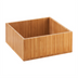 Thumbnail image #1 for Cal-Mil Cold Concept Square Bamboo Base, 12 Inch x 12 Inch x 4.5 Inch