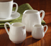 Thumbnail image #1 for American Metalcraft PCR25 Porcelain Creamer with Handle, 2.5 oz., White
