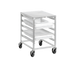 Thumbnail image #1 for Channel Aluminum Poly Box Rack Cart, End-Load, 5-Box Capacity
