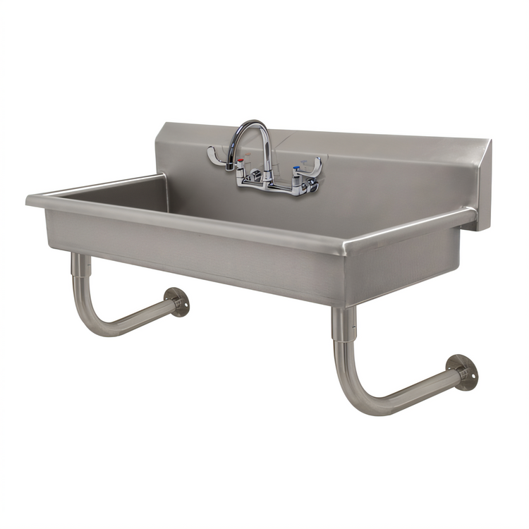 Product image #1 for Advance Tabco Wall Mounted ADA Stainless Steel Hand Sink with Gooseneck Faucet, 40 Inch