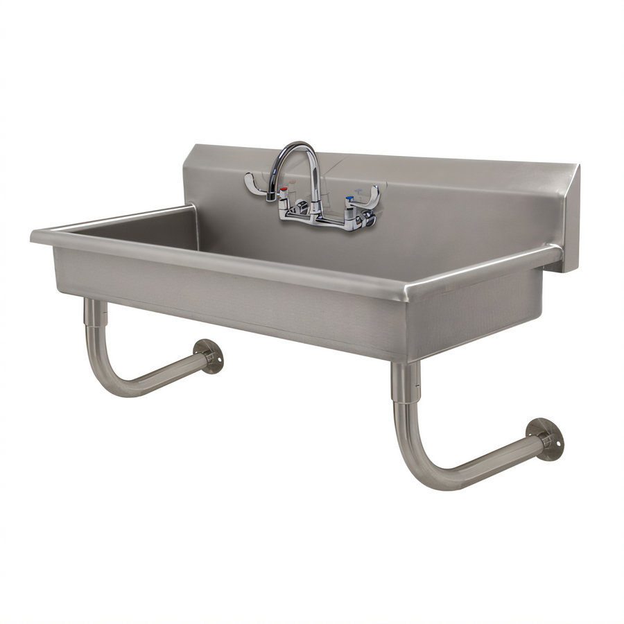 Product image #1 for Advance Tabco Wall Mounted ADA Stainless Steel Hand Sink with Gooseneck Faucet, 40 Inch