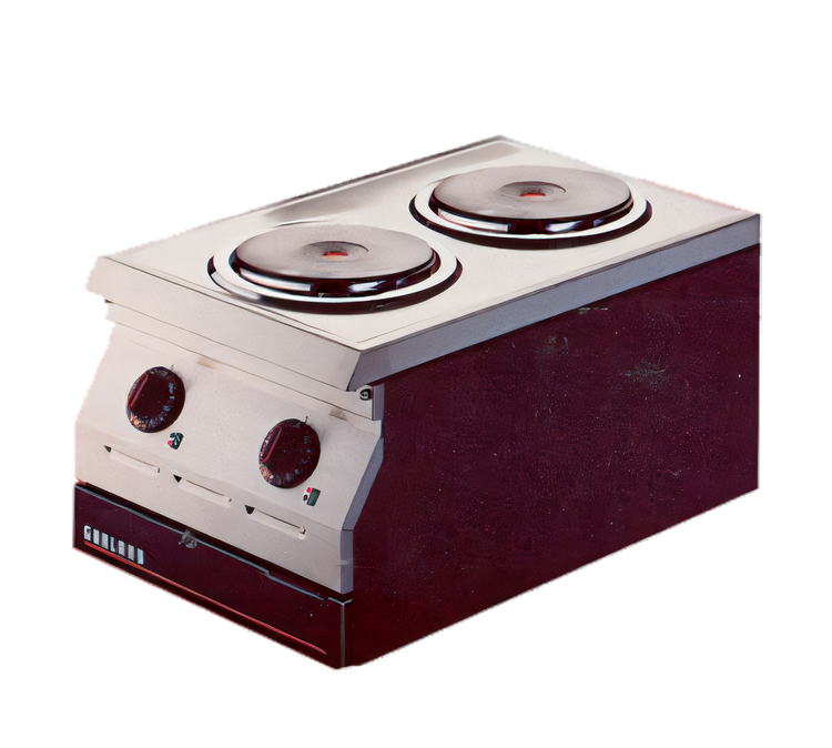 Product image #1 for Garland Designer Series 15-Inch Countertop Electric Hot Plate with 2 Sealed Solid Elements, 4 kW