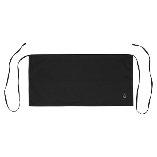 Product image #1 for Signature Chef Four-Way Chef Apron, 34 x 17 Inch, Black, 65/35 Poly-Cotton Blend