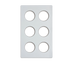 Thumbnail image #1 for Vollrath Miramar White Stone Template for 6 x 1-1/4 Quart Bain Marie Pots