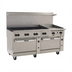 Thumbnail image #1 for Vulcan Endurance 72-Inch Commercial Gas Restaurant Range with 8 Open Burners, 24-Inch Thermostatic Griddle, and 2 Convection Ovens