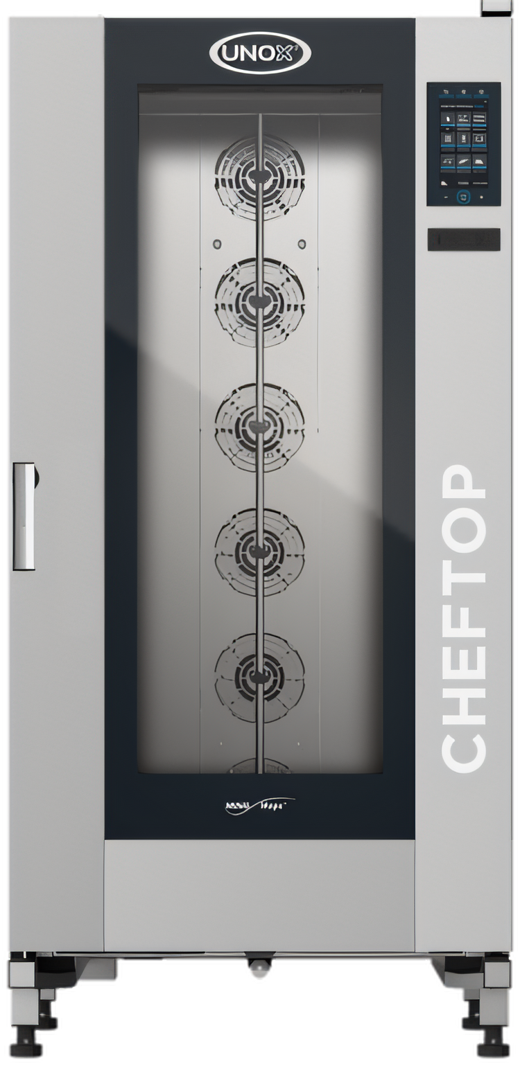 Product image #1 for UNOX ChefTop MIND.Maps Plus BIG Gas Roll-In Combi Oven with Steam, 20 Sheet Pan Capacity, 120V