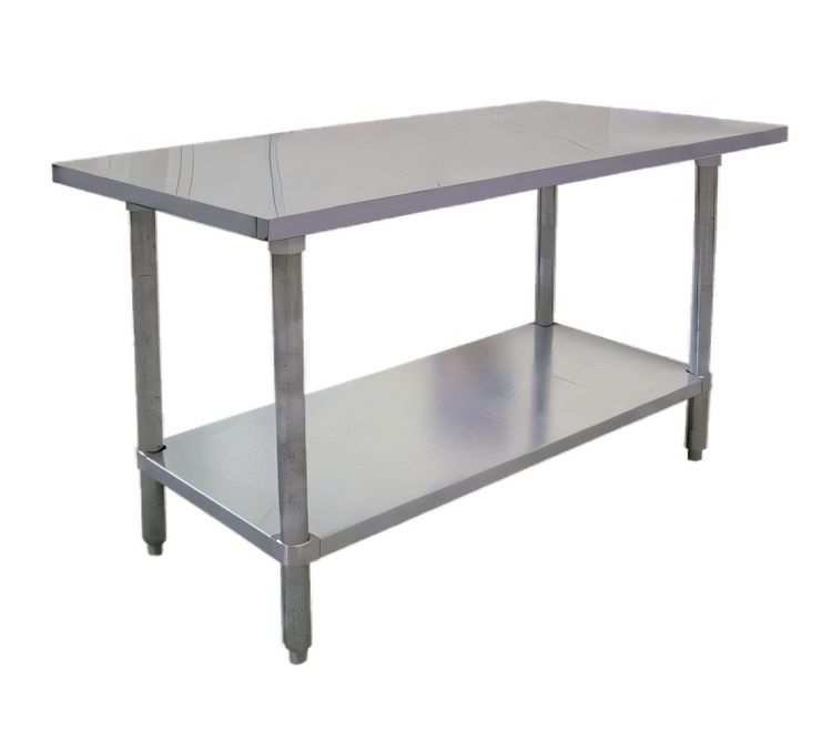 Product image #1 for Omcan USA 48 Inch x 24 Inch Stainless Steel Work Table with Undershelf