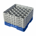 Thumbnail image #2 for Cambro Camrack Full-Size 30-Compartment Glass Rack with 5 Extenders, Blue