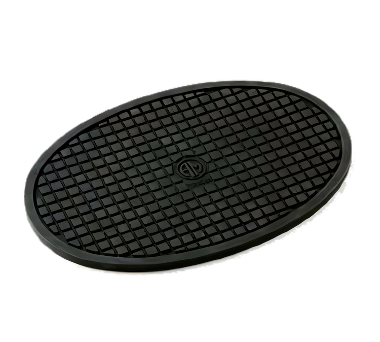 Product image #1 for American Metalcraft Oval Silicone Trivet, 8-3/4 x 5-7/8 Inch, Black