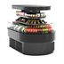 Thumbnail image #1 for Oasis Open Air Screen Refrigerated Self-Service Island Display Case, 99-3/4 Inch Wide, Self-Contained, R290