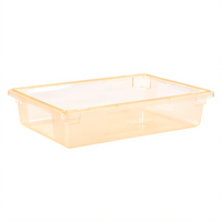 StorPlus Color-Coded Yellow Polycarbonate Food Storage Box, 18 x 26 x 6 Inch, 8.5 Gallon