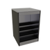 Thumbnail image #1 for Glastender 24-Inch Open Front Back Bar Liquor Display Cabinet with 3-Step Display and LED Lighting