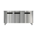 Thumbnail image #1 for Koolmore KM-UCR-3DSS 72-Inch Three-Section Undercounter Reach-In Refrigerator with Solid Stainless Steel Doors