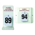 Thumbnail image #1 for Take-A-Number Customer Number System with Counter and Wall Units, 1-100 Double-Sided Numbers