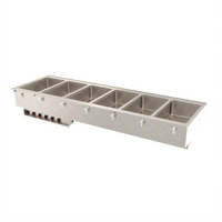 Vollrath 6-Well Drop-In Electric Hot Food Well with Auto-Fill, Wet Operation, 208V