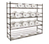 Thumbnail image #1 for Eagle Group Reverse Mat Black Epoxy Wire Plate Display Shelf, 72 x 18 Inches