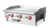 Thumbnail image #1 for Omcan USA 36-Inch Countertop Natural Gas Griddle with 24 x 20.7-Inch Cooking Surface and LP Conversion Kit